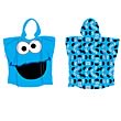 Sesame Street Cookie Monster Hooded Towel